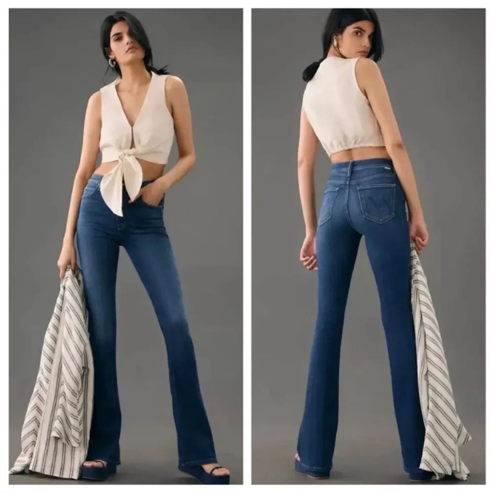 Mother The Runaway Bootcut High Waist Jeans Home Movies Size 25